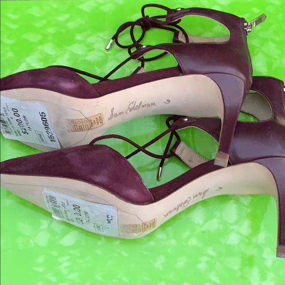 🎉HOST PICK🎉Sam Edelman Suede heels Size 6 - Picture 3 of 4
